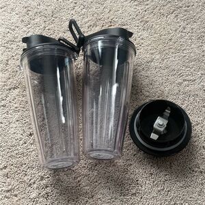Vitamix Smoothie Cups with Blade - Black
